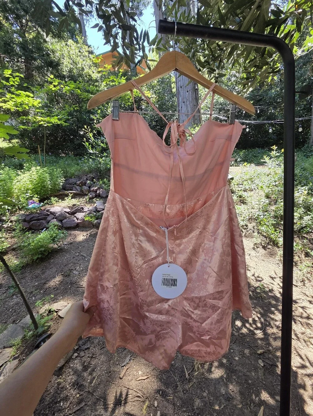 Princess Polly NWT Satin Pink‎ Romper Size 10